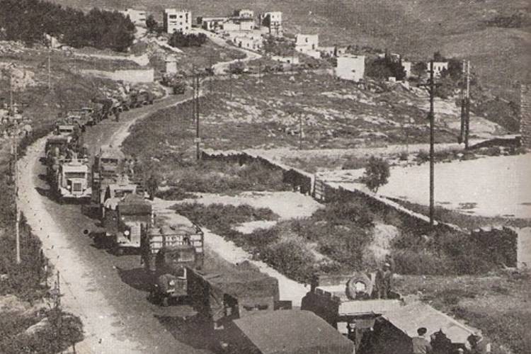 
שיירת אספקה מהשפלה פורצת את המצור לירושלים, הצילום: ויקיפדיה, נחלת הכלל 